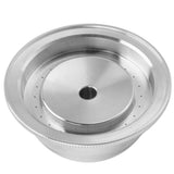 Reusable Coffee Capsule Filter Stainless Steel Refillable Coffee Machine Pod with Spoon Brush - 45-Degree Angle