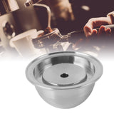 Reusable Coffee Capsule Filter Stainless Steel Refillable Coffee Machine Pod with Spoon Brush