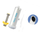 Shower Water Filter Efficient Activated Carbon Healthy Skin Care Shower Water Filter for Bathing Bath Filter (Cotton Carbon Composite Filter) - Front View