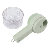 Garlic Chopper Handheld USB Charging Open Feeding Port Waterproof Body Stainless Steel Blade Food Chopper