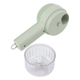 Garlic Chopper Handheld USB Charging Open Feeding Port Waterproof Body Stainless Steel Blade Food Chopper - Extra Image