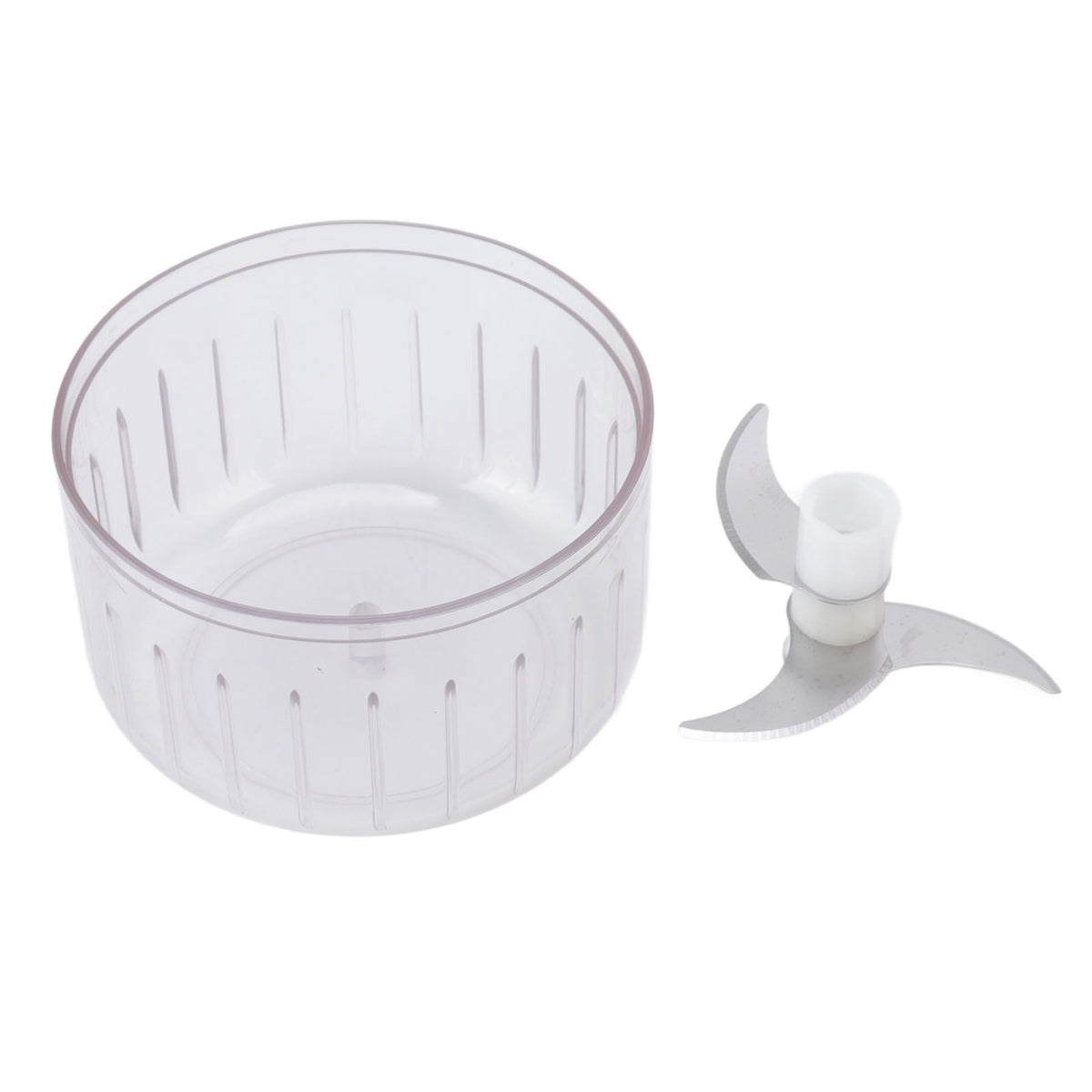 Garlic Chopper Handheld USB Charging Open Feeding Port Waterproof Body Stainless Steel Blade Food Chopper