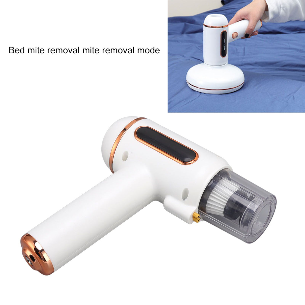 Mattress Vacuum Cleaner USB Charging Electric High Pressure Household Mite Vacuum Cleaner