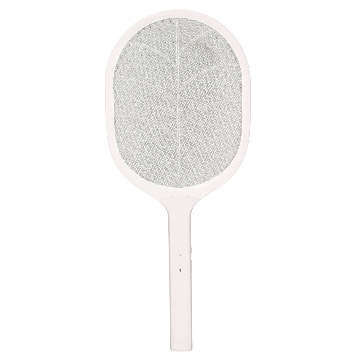 Electric Fly Swatter USB Charging Purple Light 3 Layers Safety Net Mosquito Swatter Racket with Base