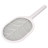 Electric Fly Swatter USB Charging Purple Light 3 Layers Safety Net Mosquito Swatter Racket with Base - 45-Degree Angle