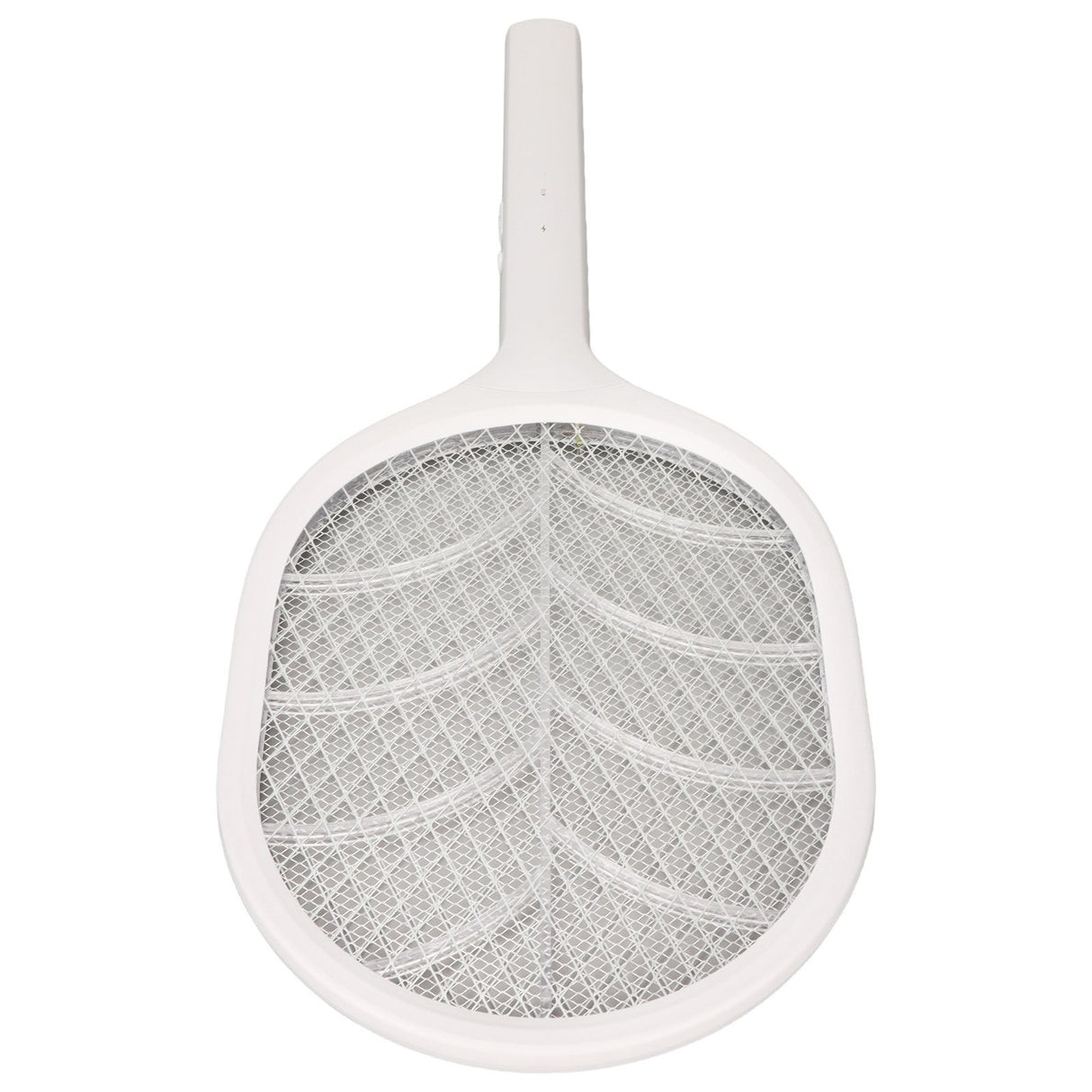Electric Fly Swatter USB Charging Purple Light 3 Layers Safety Net Mosquito Swatter Racket with Base
