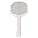 Electric Fly Swatter USB Charging Purple Light 3 Layers Safety Net Mosquito Swatter Racket with Base - Extra Image