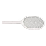 Electric Fly Swatter USB Charging Purple Light 3 Layers Safety Net Mosquito Swatter Racket with Base