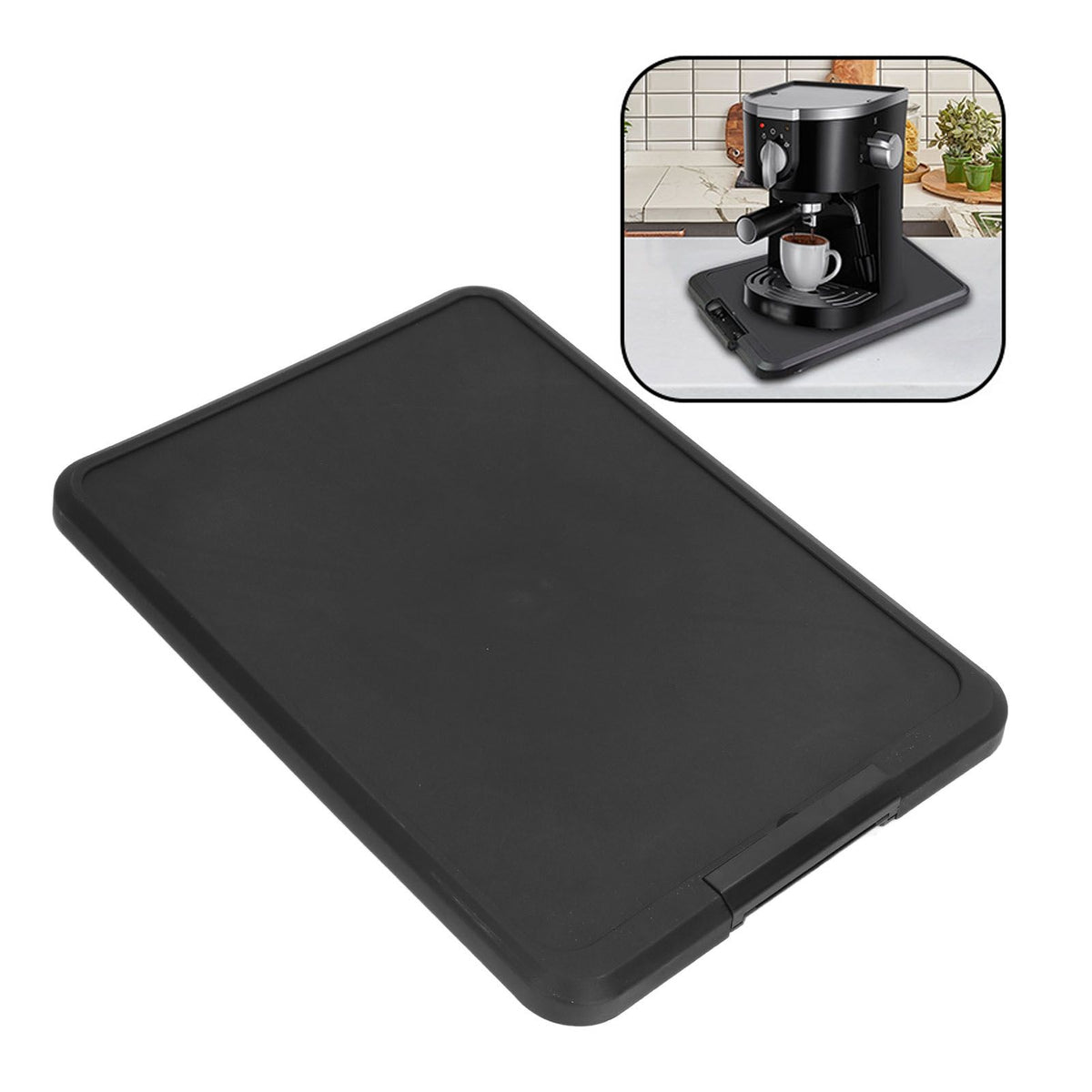 Kitchen Appliance Sliding Tray Rolling Tray Countertop Storage Moving Slider for Coffee Maker Toaster Blender