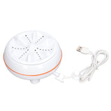 27W Mini Ultrasonic Washer USB 50 Seconds Reverse Clean Circle 30mins Self Power Off Turbine Wash Machine for Home - Front View