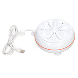 27W Mini Ultrasonic Washer USB 50 Seconds Reverse Clean Circle 30mins Self Power Off Turbine Wash Machine for Home - Side View