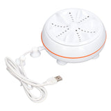 27W Mini Ultrasonic Washer USB 50 Seconds Reverse Clean Circle 30mins Self Power Off Turbine Wash Machine for Home