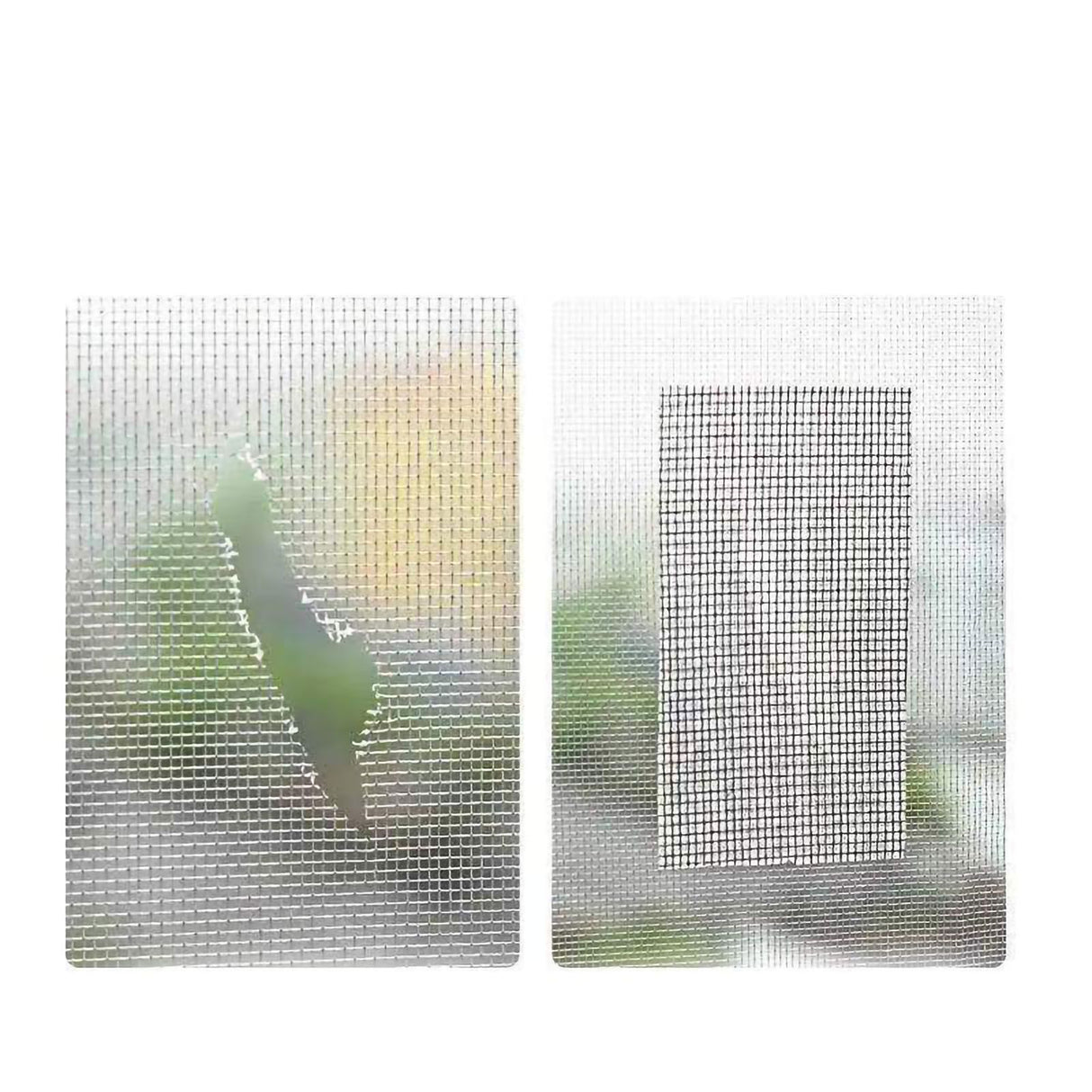 Window Screen Repair Fill Hole Self Adhesive Fine Mesh Screen Tape Mesh Repair for Mosquito Repellent 5cmx2m/2.0x78.7in Black
