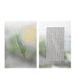 Window Screen Repair Fill Hole Self Adhesive Fine Mesh Screen Tape Mesh Repair for Mosquito Repellent 5cmx2m/2.0x78.7in Black