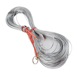 Steel Wire Measuring Rope Good Flexibility Sturdy Steel Rope Measuring Cord with Scale for Well Construction 100m/328.1ft