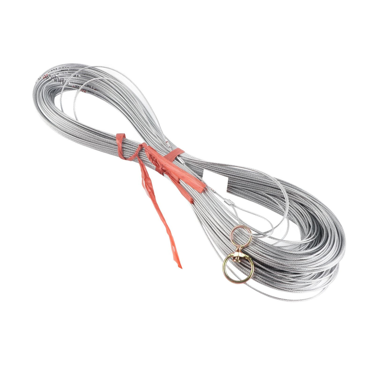 Steel Wire Measuring Rope Good Flexibility Sturdy Steel Rope Measuring Cord with Scale for Well Construction 100m/328.1ft