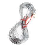 Steel Wire Measuring Rope Good Flexibility Sturdy Steel Rope Measuring Cord with Scale for Well Construction 100m/328.1ft