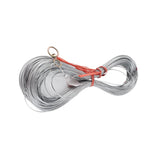 Steel Wire Measuring Rope Good Flexibility Sturdy Steel Rope Measuring Cord with Scale for Well Construction 100m/328.1ft