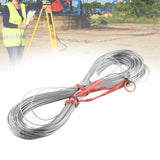 Steel Wire Measuring Rope Good Flexibility Sturdy Steel Rope Measuring Cord with Scale for Well Construction 100m/328.1ft - Extra Image