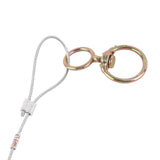 Steel Wire Measuring Rope Good Flexibility Sturdy Steel Rope Measuring Cord with Scale for Well Construction 100m/328.1ft