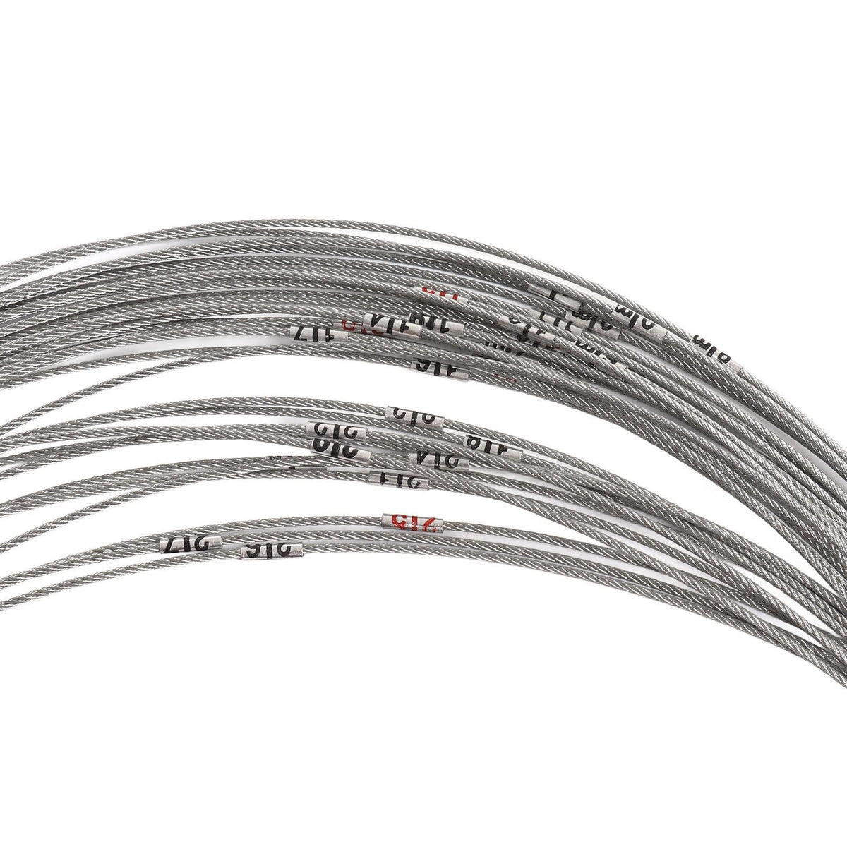 Steel Wire Measuring Rope Good Flexibility Sturdy Steel Rope Measuring Cord with Scale for Well Construction 100m/328.1ft