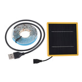 Solar Plant Grow Light Strip Solar Power Full Spectrum 5W LED High Luminous Flux Solar LED Grow Light Strips for Plant 1 Meter / 1.1yd