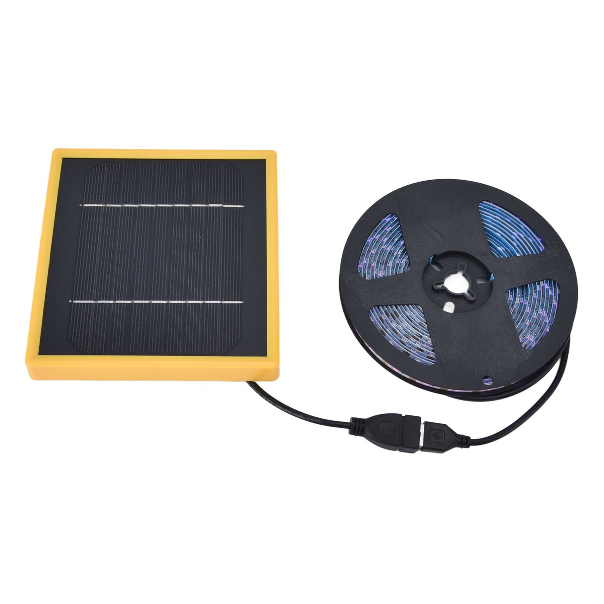 Solar Plant Grow Light Strip Solar Power Full Spectrum 5W LED High Luminous Flux Solar LED Grow Light Strips for Plant 2 Meters / 2.2yd