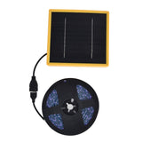 Solar Plant Grow Light Strip Solar Power Full Spectrum 5W LED High Luminous Flux Solar LED Grow Light Strips for Plant 2 Meters / 2.2yd