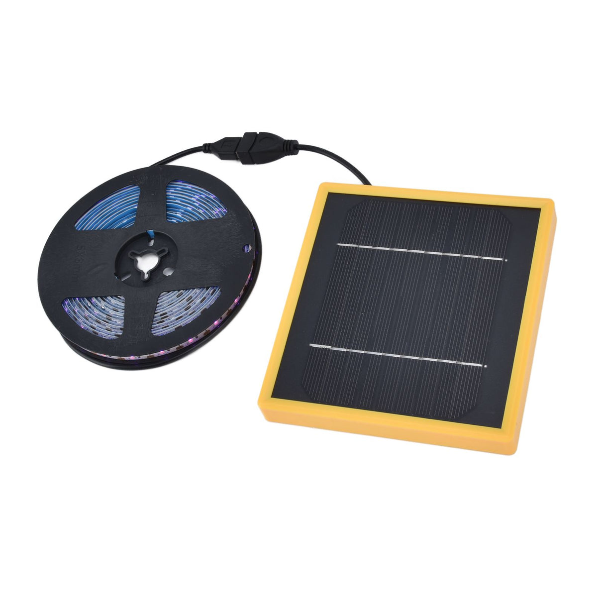 Solar Plant Grow Light Strip Solar Power Full Spectrum 5W LED High Luminous Flux Solar LED Grow Light Strips for Plant 2 Meters / 2.2yd