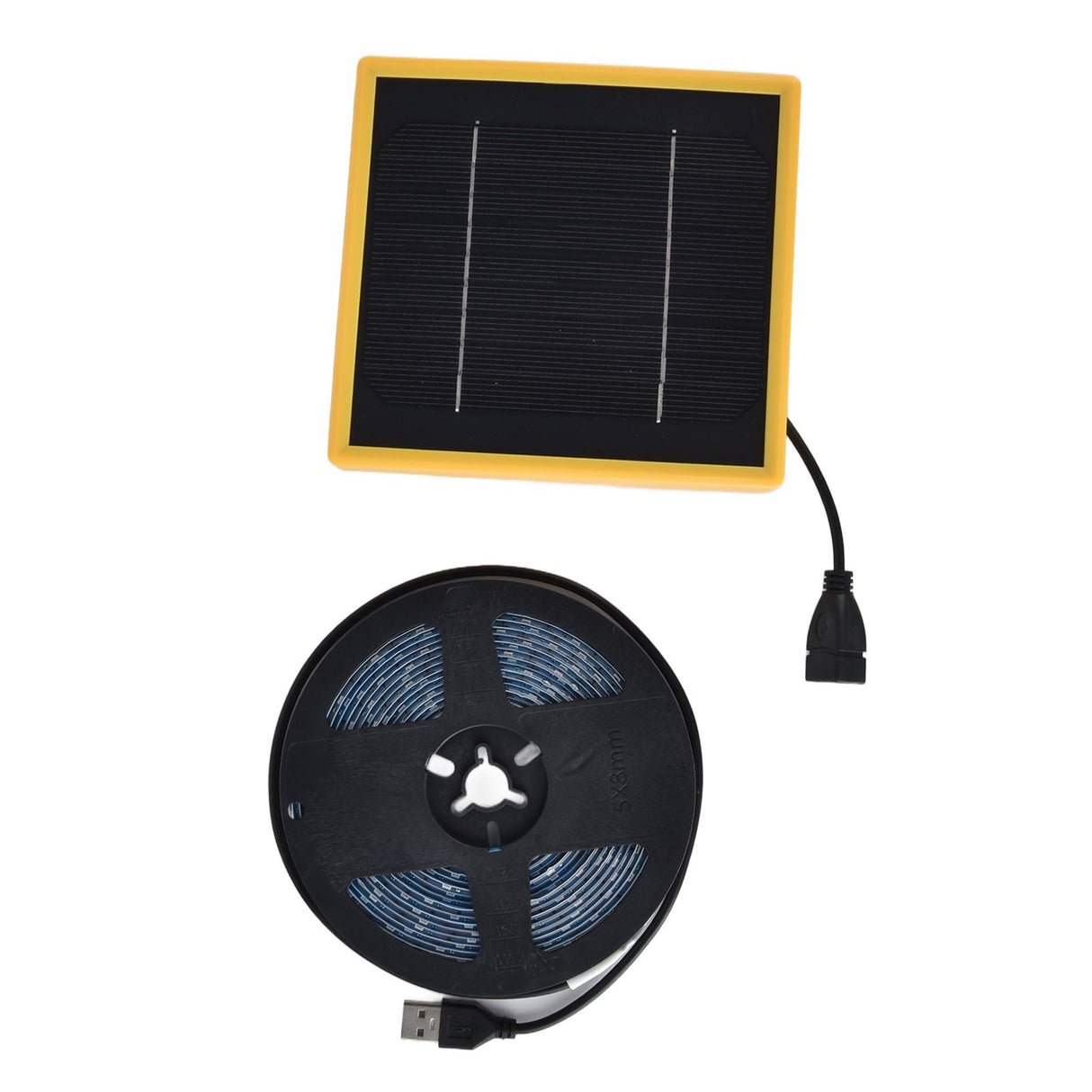 Solar Plant Grow Light Strip Solar Power Full Spectrum 5W LED High Luminous Flux Solar LED Grow Light Strips for Plant 3 Meters / 3.3yd
