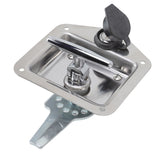 T Handle Latch Stainless Steel Polished Appearance Truck Toolbox Lock Tool Box Latch for Electrical Cabinets Toolboxes