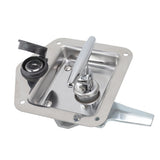 T Handle Latch Stainless Steel Polished Appearance Truck Toolbox Lock Tool Box Latch for Electrical Cabinets Toolboxes