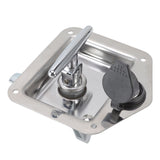 T Handle Latch Stainless Steel Polished Appearance Truck Toolbox Lock Tool Box Latch for Electrical Cabinets Toolboxes