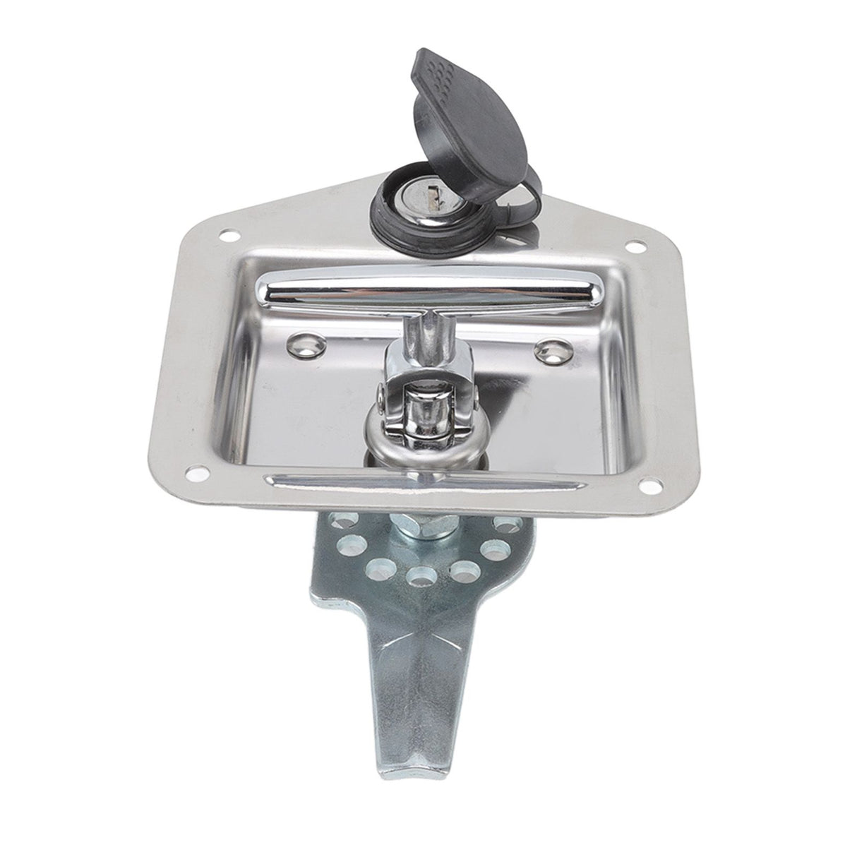 T Handle Latch Stainless Steel Polished Appearance Truck Toolbox Lock Tool Box Latch for Electrical Cabinets Toolboxes