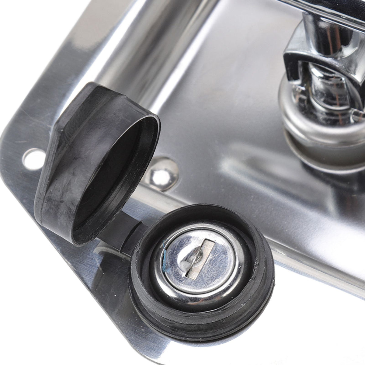 T Handle Latch Stainless Steel Polished Appearance Truck Toolbox Lock Tool Box Latch for Electrical Cabinets Toolboxes