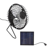 Photovoltaic Solar Panel Set Ventilation System Mini Portable USB Cooling Fan 5v 2.5w - Side View