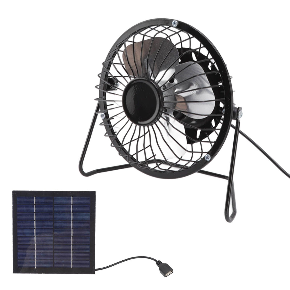 Photovoltaic Solar Panel Set Ventilation System Mini Portable USB Cooling Fan 5v 2.5w