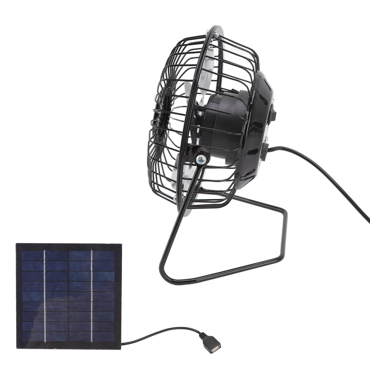 Photovoltaic Solar Panel Set Ventilation System Mini Portable USB Cooling Fan 5v 2.5w