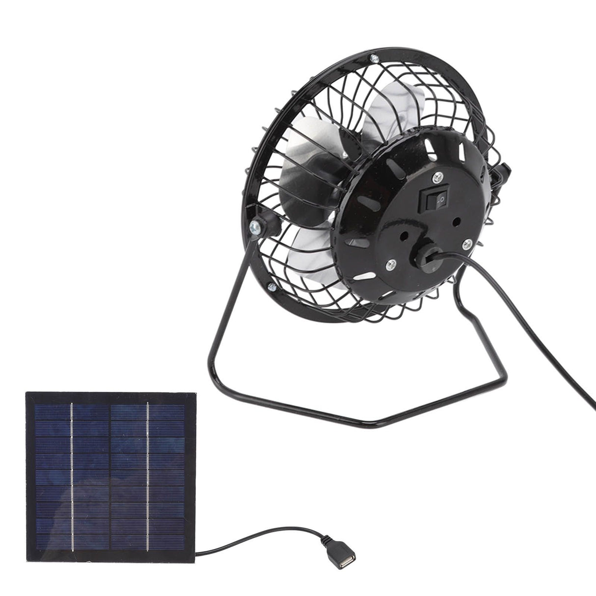 Photovoltaic Solar Panel Set Ventilation System Mini Portable USB Cooling Fan 5v 2.5w