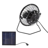 Photovoltaic Solar Panel Set Ventilation System Mini Portable USB Cooling Fan 5v 2.5w - Low Angle