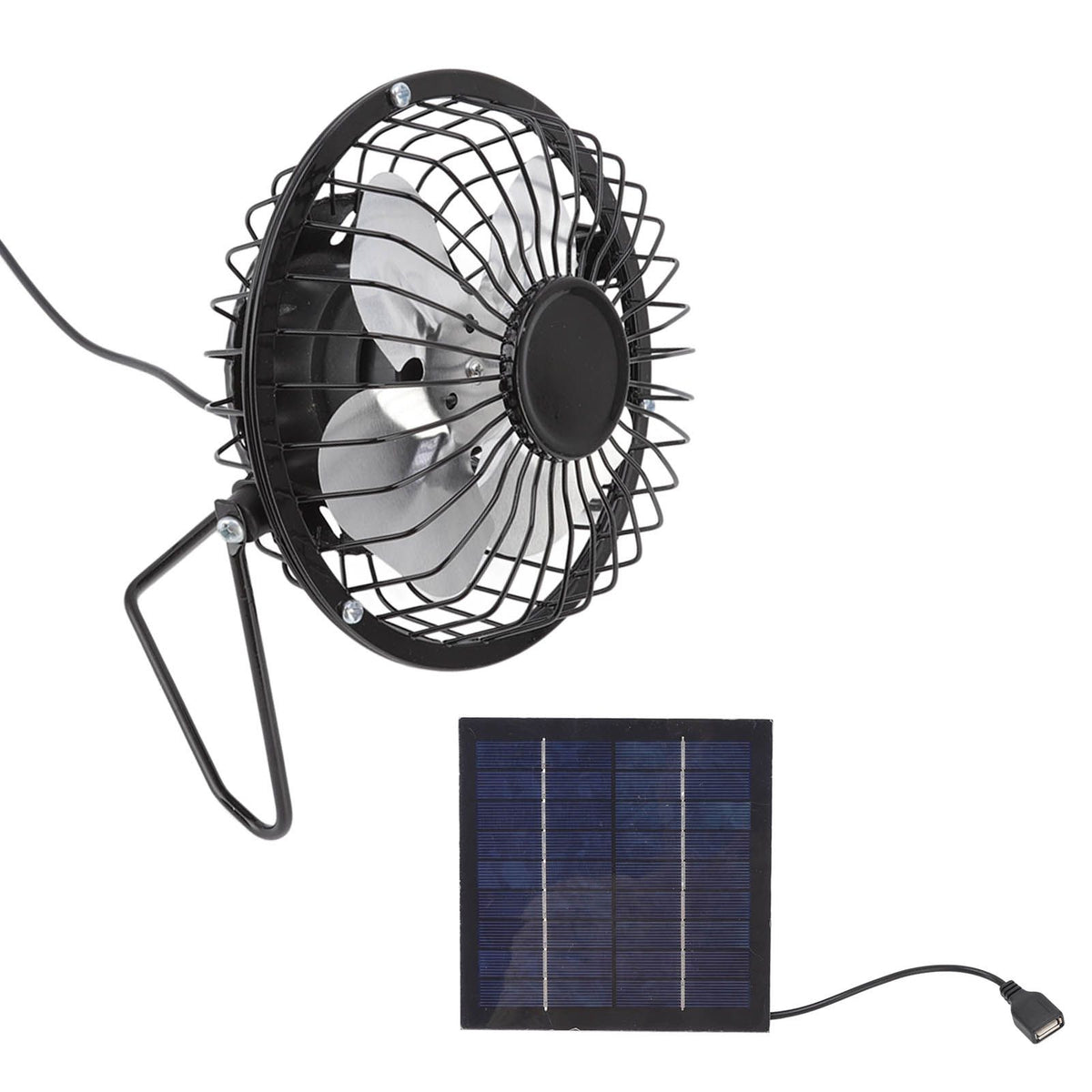 Photovoltaic Solar Panel Set Ventilation System Mini Portable USB Cooling Fan 5v 2.5w