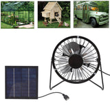 Photovoltaic Solar Panel Set Ventilation System Mini Portable USB Cooling Fan 5v 2.5w