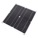 Solar Panel Kit 20W 12V Monocrystalline IP65 Waterproof DIY Solar Panel with 10A Solar Charge Controller for Outdoor - 45-Degree Angle