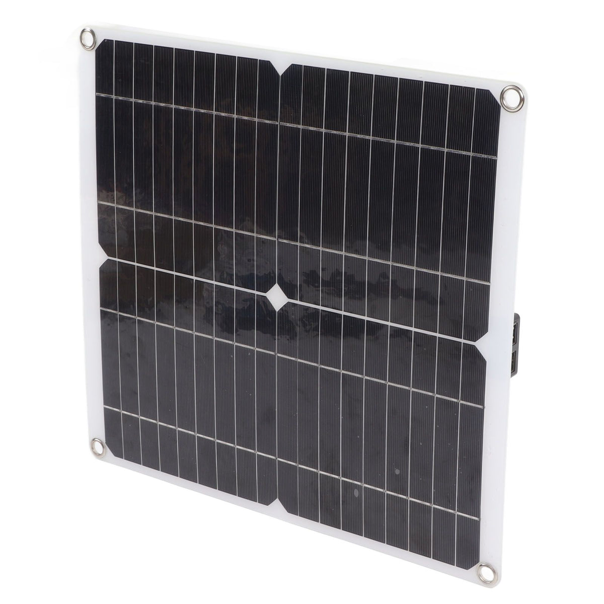 Solar Panel Kit 20W 12V Monocrystalline IP65 Waterproof DIY Solar Panel with 10A Solar Charge Controller for Outdoor