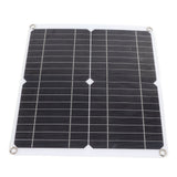Solar Panel Kit 20W 12V Monocrystalline IP65 Waterproof DIY Solar Panel with 10A Solar Charge Controller for Outdoor