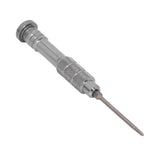 Steel Slotted Screwdriver Set with 9 Bits 2 Handles Hand Tool for Camera Lens Computer Electrical Maintenance