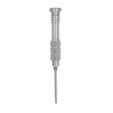 Steel Slotted Screwdriver Set with 9 Bits 2 Handles Hand Tool for Camera Lens Computer Electrical Maintenance