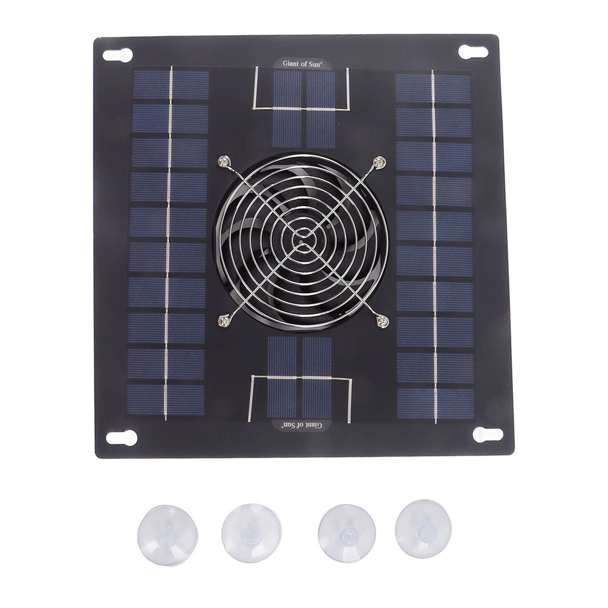 Solar Powered Exhaust Fan Monocrystalline Solar Panel Fan Kit for Chicken Coop Greenhouse Hut