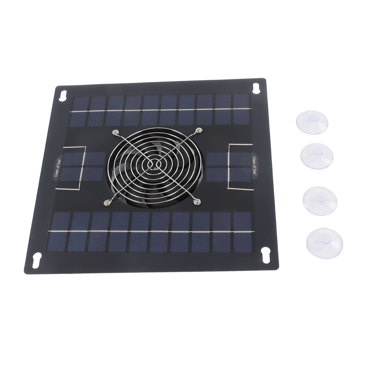 Solar Powered Exhaust Fan Monocrystalline Solar Panel Fan Kit for Chicken Coop Greenhouse Hut