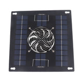 Solar Powered Exhaust Fan Monocrystalline Solar Panel Fan Kit for Chicken Coop Greenhouse Hut - Side View